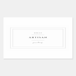 Artisan Brood Food Label Stickers