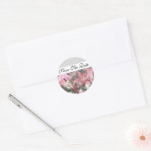 Artisan Floral Lily Damask Enregistrer Le Sticker  (Enveloppe)