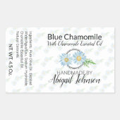 Artisan 🧼 Kamille Zeep Label (Voorkant)