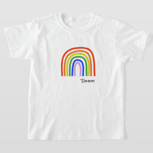 Artisan Rainbow Kinder NAAM Kleurrijke Plezier T-shirt