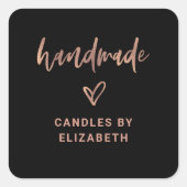 artisanal | Étiquette de produit d'emballage de sc (Devant)