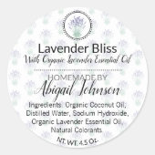 artisanal | Lavender Scruter maison ou Étiquette d (Devant)
