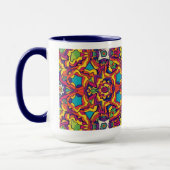Artisanal Moroccan Mandala Coffee Mug (Gauche)
