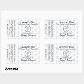 artisanal | Savon de lavande maison | Étiquette d' (Feuille)