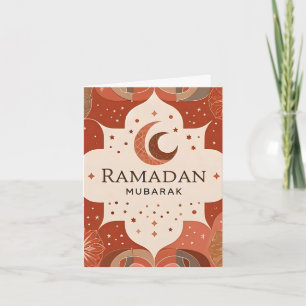 Artisanat rouge en terre cuite Ramadan Moubarak