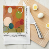 Artisanat Serviette de cuisine (Quart Plié)