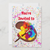 Artisanat sur mesure Invitation de fête d'annivers (Devant)