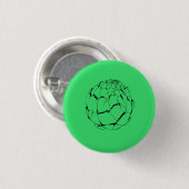 Artisjok Ronde Button 3,2 Cm (Voorkant /achterkant)