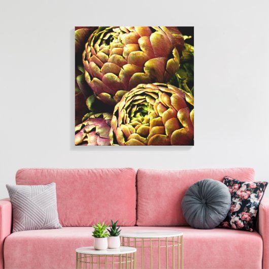 artisjokken canvas afdruk (Insitu (Woonkamer))