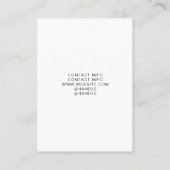 Artist 6 Image Grid Template Visitekaartje (Achterkant)