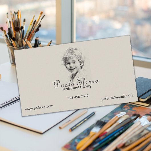 Artist and Gallery Visitekaartje