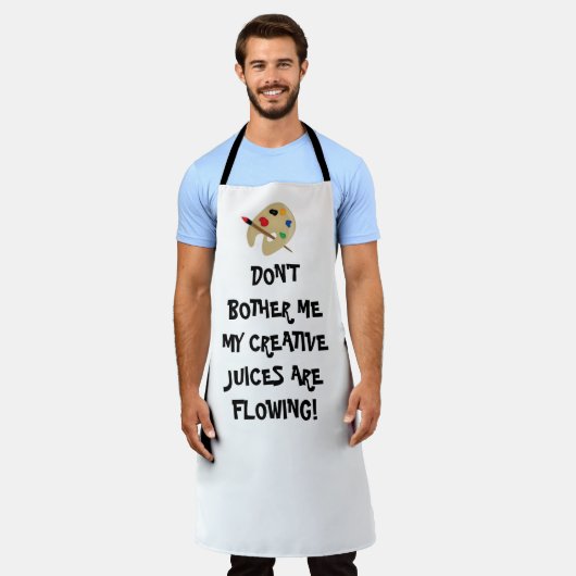 ARTIST AT WORK Adult Apron Schort (Gedragen)