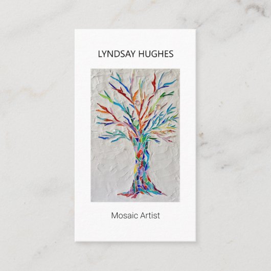 Artist Business Visitekaartje (Voorkant)