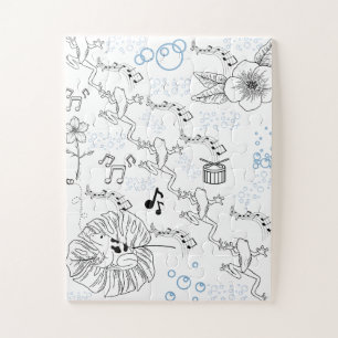 Artist Frog Puzzle Legpuzzel
