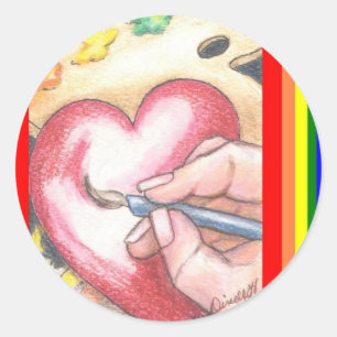 Artist hart stickers