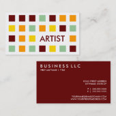 ARTIST (moskeesvierkantjes) Visitekaartje (Voorkant / Achterkant)