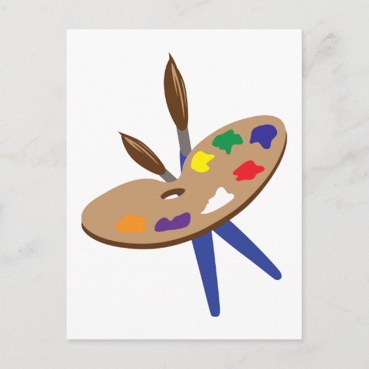 ARTIST PALLET BRIEFKAART (Voorkant)