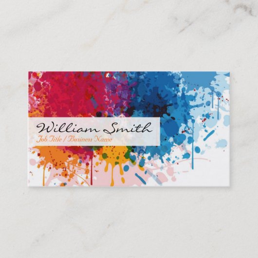 Artist Visitekaartje (Voorkant)