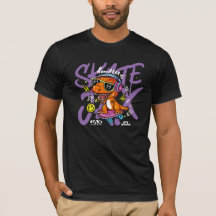 Artist Walk Skate Park Dino T-Shirt (foncé)