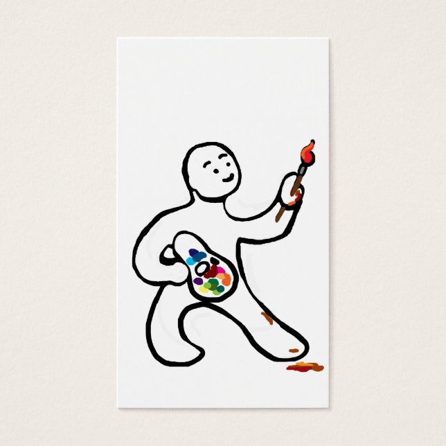Artiste au travail (Devant)