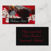 Artiste carte de visite/maquillage (Devant / Derrière)