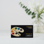 Artiste | Carte de visite professionnel (Debout devant)