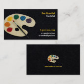 Artiste | Carte de visite professionnel (Devant / Derrière)