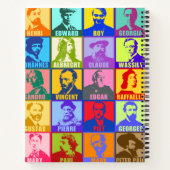 Artiste | Coloré Carnet Spiral d'art de la morue (Dos)