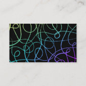 Artiste coloré Cartes de visite (Dos)