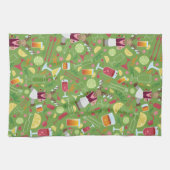Artiste culinaire de l'Alaska Lime Green Serviette (Horizontal)