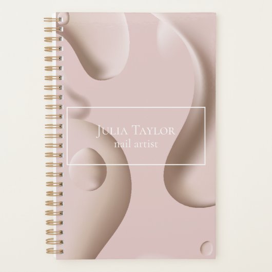 Artiste de clou professionnel moderne Pink Busines (Devant)