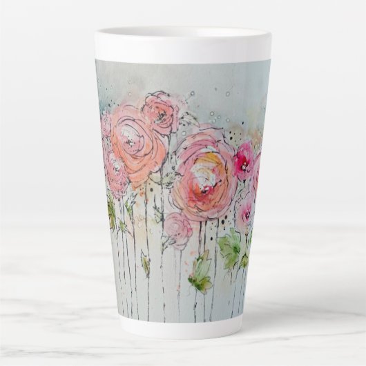 Artiste de ferme Blossom Latte Mug (Devant)