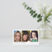 Artiste de maquillage / Autre Carte de visite (Debout devant)