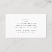 Artiste de maquillage / Autre Carte de visite (Dos)