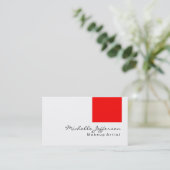 Artiste de maquillage branché Carte de visite de s (Debout devant)