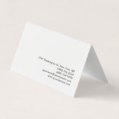 Artiste de maquillage branché Carte de visite de s (Dos)