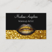 Artiste de maquillage classique Glitzy Lips Carte (Devant)