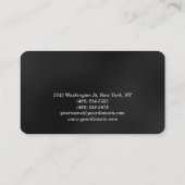 Artiste de maquillage de coin rond Carte de visite (Dos)