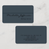 Artiste de maquillage de coin rond Carte de visite (Devant / Derrière)