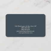 Artiste de maquillage de coin rond Carte de visite (Dos)