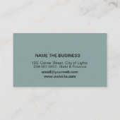 Artiste de maquillage de la carte de fidélité bleu (Dos)