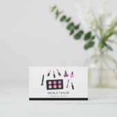 Artiste de maquillage moderne Carte de visite (Debout devant)