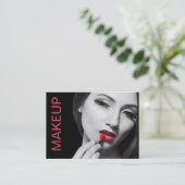 Artiste de maquillage moderne tendance Carte de vi (Debout devant)
