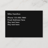 Artiste de maquillage moderne tendance Carte de vi (Dos)