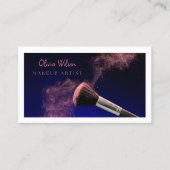 Artiste de maquillage professionnel Cartes de visi (Devant)