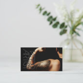 Artiste du tatouage, Carte de visite (Debout devant)