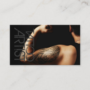 Artiste du tatouage, Carte de visite