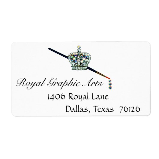 Artiste Étiquette de adresse (Devant)