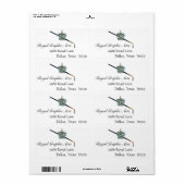 Artiste Étiquette de adresse (Feuille entière)