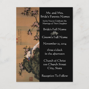 Artiste faire-part de mariage Hiroshige Utagawa